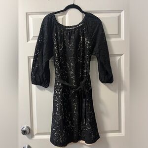 Jade Melody Tam lace dress, back with tied waist, small